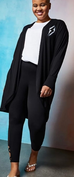 🆕️  Torrid Lovesick Lighting Bolt Kimono Size 1X - Picture 2 of 3